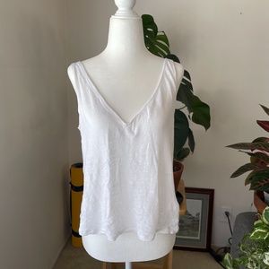 H&M Linen Tank Top Size S